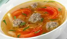 Рецепт - Суп овощной с фрикадельками