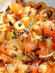 Приготовление блюда по рецепту - Скумбрия, фаршированная помидорами и креветками. Шаг 8