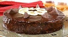 Рецепт - Шоколадно-банановый торт