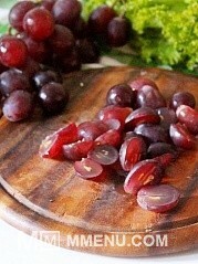 Приготовление блюда по рецепту - Салат с Дор блю и виноградом .. Шаг 3