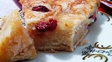 Рецепт - Пирог с яблоко - вишнёвой начинкой  