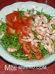 Приготовление блюда по рецепту - Салат с авокадо и креветками. Шаг 2