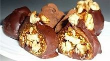 Рецепт - шоколадные конфеты с инжиром