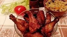 Рецепт - Куриные крылышки с вустерширским соусом