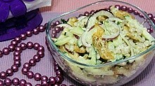 Рецепт - Салат с перловой крупой и курицей