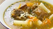 Рецепт - Суп с телятиной по старинному римскому рецепту