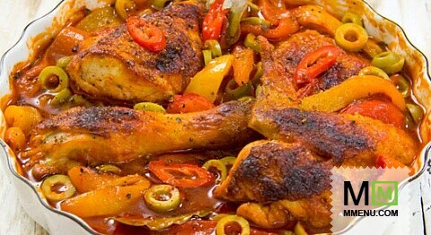 Курица по-испански Курица по-испански