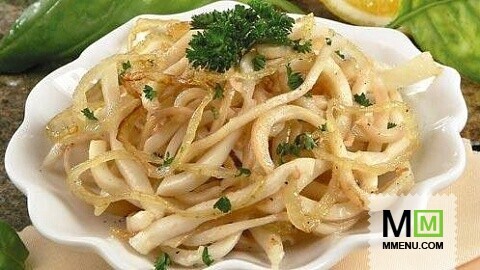 Закуска из жареного кальмара Закуска из жареного кальмара