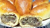 Пирожки с ливером, запечённые в духовке