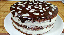 Рецепт - Шоколадный торт с белково масляным кремом