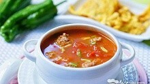 Рецепт - томатный суп с тефтелей