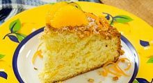 Рецепт - Торт с апельсинами и миндалем