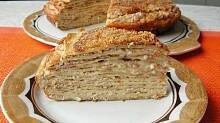 Рецепт - Венгерский закусочный блинный торт