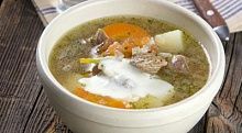 Рецепт - Суп из баранины с мацони