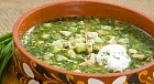 Окрошка с копченой курицей Окрошка с копченой курицей