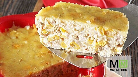 Запеканка из курицы с кукурузой Запеканка из курицы с кукурузой