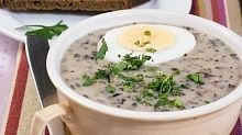 Рецепт - Крем-суп из шампиньонов
