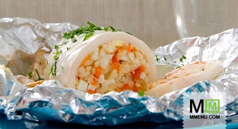 Кальмары, фаршированные овощами (3) Кальмары, фаршированные овощами (3)