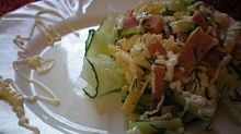 Рецепт - Салат с ветчиной и шпинатом