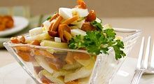 Рецепт - Салат картофельный с опятами