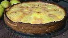 Рецепт - Грушевый пирог со сметанной заливкой - рецепт от Ксюшина Кухня