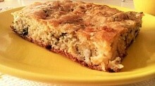 Рецепт - Быстрый пирог с капустой  и укропом