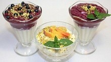 Рецепт - Десерт из Маскарпоне с ягодами и фруктами