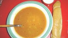 Рецепт - Фальшивый рубцовый суп из вешенок.