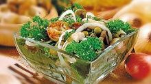 Рецепт - Салат из соленых или маринованных грибов