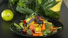 Рецепт - Салат из запечённых перцев за 10 шагов