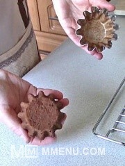 Приготовление блюда по рецепту - Постные (вегетарианские) шоколадные кексы. Шаг 4