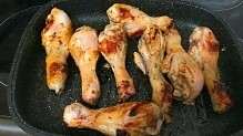 Рецепт - Куриные ножки в соусе Ткемали.