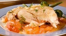 Рецепт - Курица с помидорами (2)