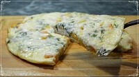 Фриттата с тыквой и моцареллой - Итальянский омлет!