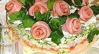 Салат-торт «Романтика вечера»