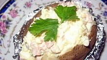 Рецепт - Картошка запечёная в фольге