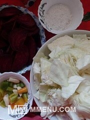 Приготовление блюда по рецепту - Квашеная пряная капуста. Шаг 2