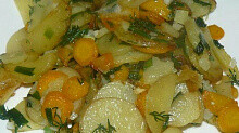 Рецепт - Жареная молодая картошка