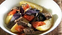 Рецепт - Чанахи (баранина с овощами) в мультиварке 