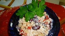 Рецепт - Мексиканский салат с соусом сальса