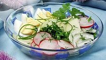 Рецепт - Пестрый весенний салат
