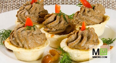 Паштет из печенки с грибами Паштет из печенки с грибами