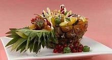 Рецепт - Фруктовый салат в ананасе (2)