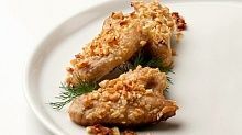Рецепт - Крылышки куриные с орехами