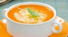Рецепт - Томатный суп-пюре с пармезаном