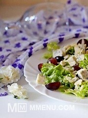 Приготовление блюда по рецепту - Салат с Дор блю и виноградом .. Шаг 8
