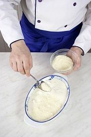 Приготовление блюда по рецепту - Творожная запеканка с цветной капустой. Шаг 4