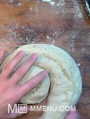 Приготовление блюда по рецепту - пирог из картофельного теста. Шаг 8