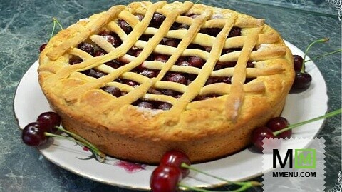 Пирог с вишней "Вишневый сад"