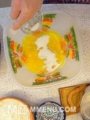Приготовление блюда по рецепту - Апельсиновые квадратики. Шаг 3
